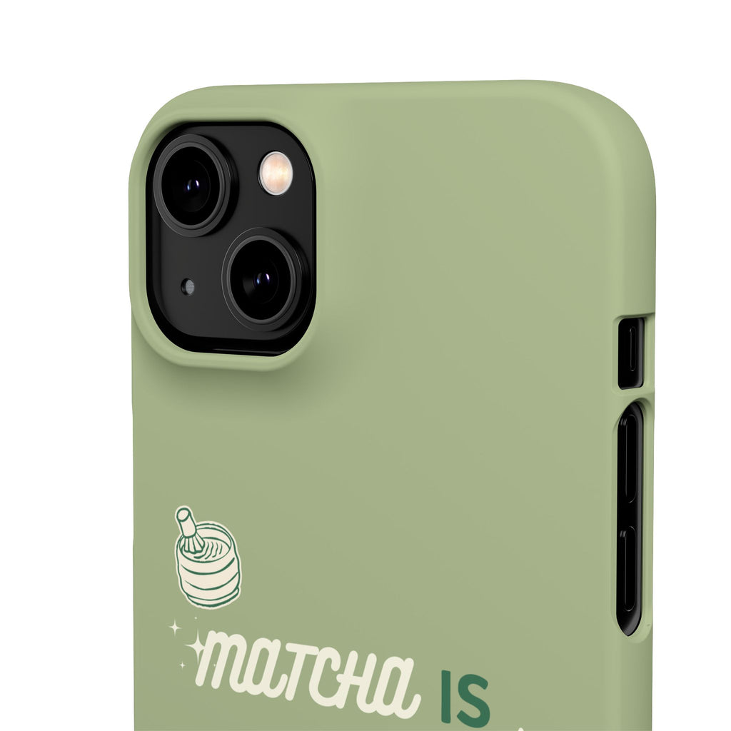 Matcha is Cheaper than Therapy | Iphone Case