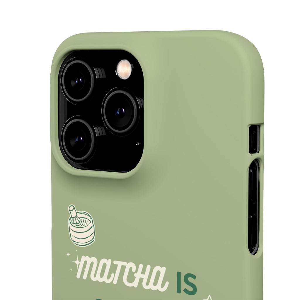 Matcha is Cheaper than Therapy | Iphone Case