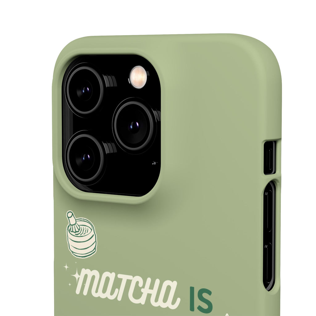 Matcha is Cheaper than Therapy | Iphone Case