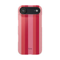 Pink Striped Phone Case
