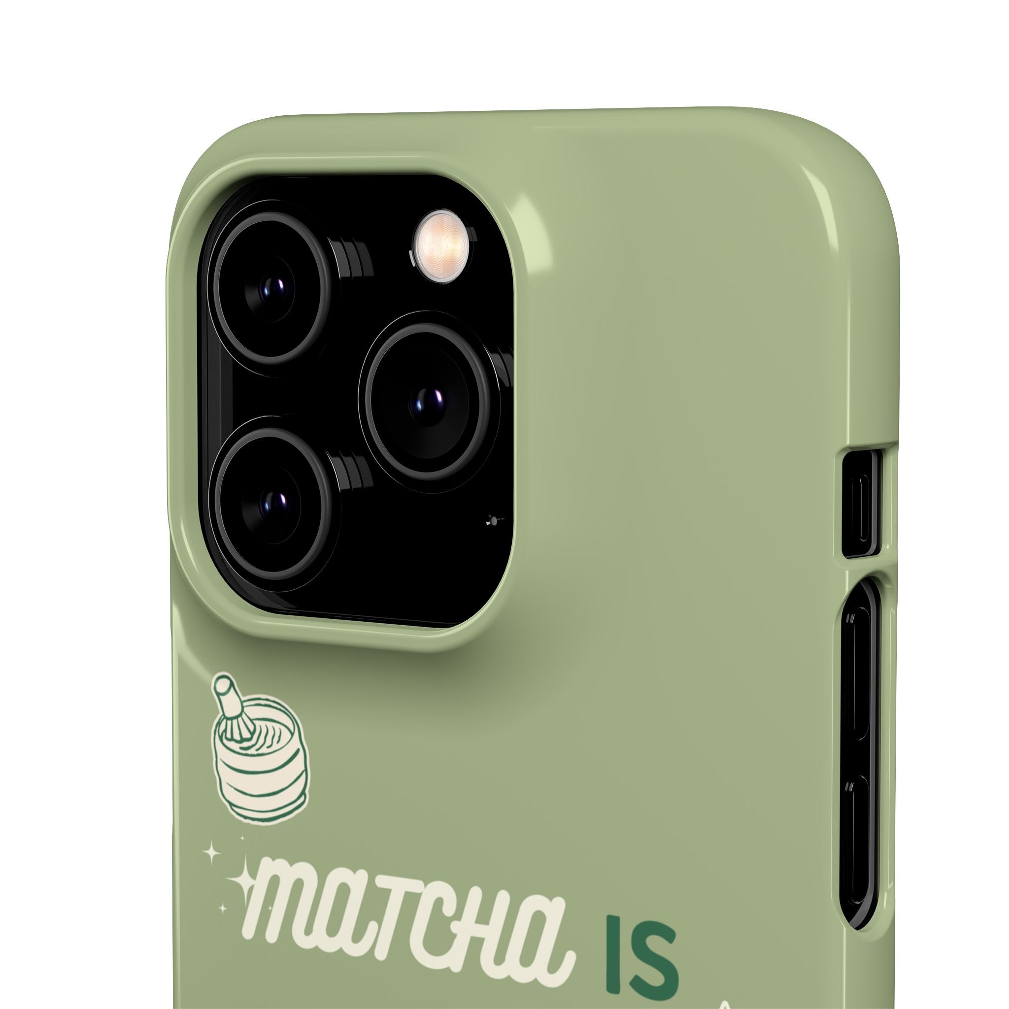 Matcha is Cheaper than Therapy | Iphone Case